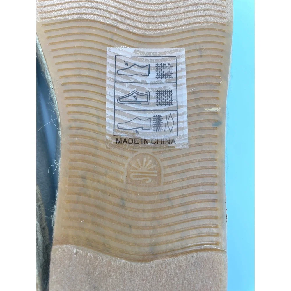 Soludos‎ Espadrilles Womens 8.5 Sand Canvas Watermelon Juice Platform Boho